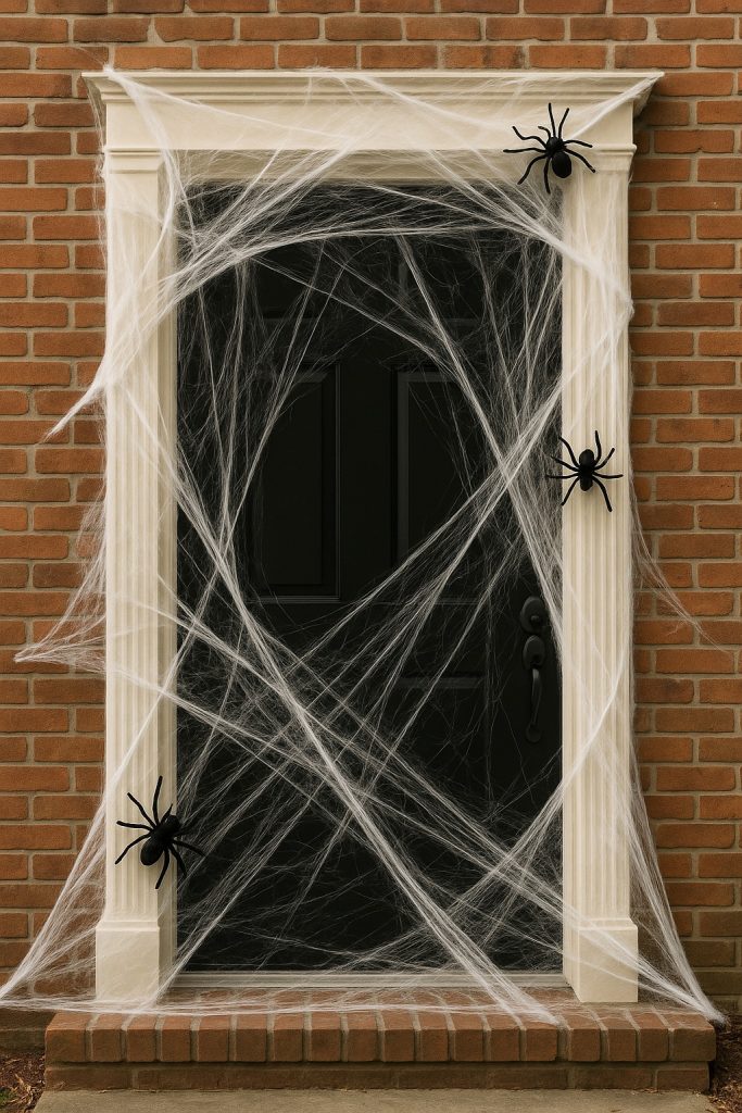 spider web door