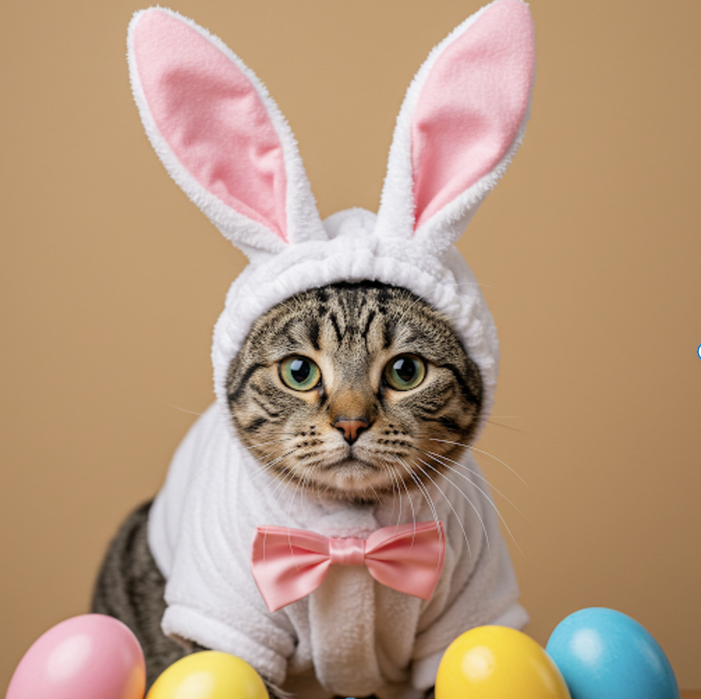 a cat bunny costume