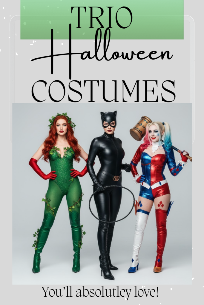 Pin this post on trio halloween costumes and save it for later!