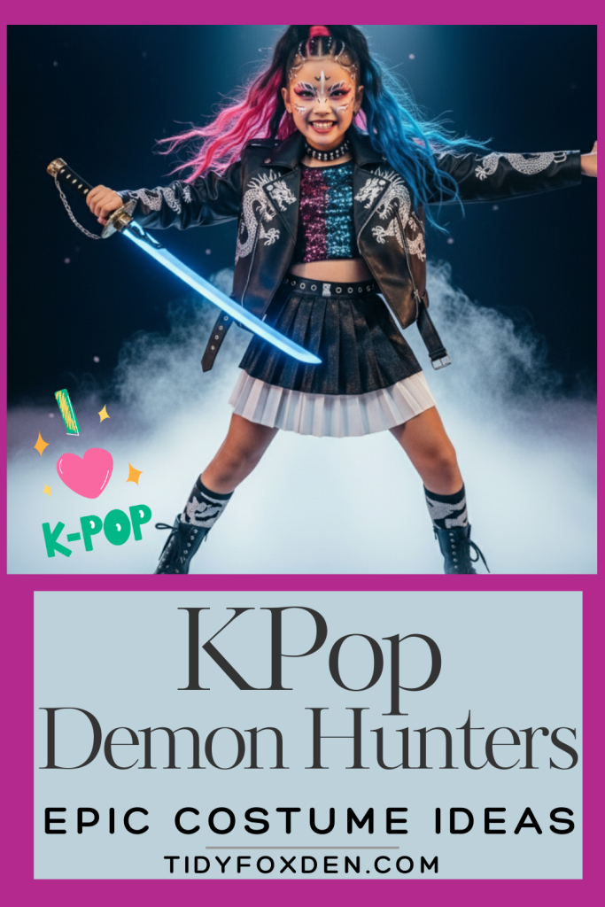 Kpop demon hunters costume ideas