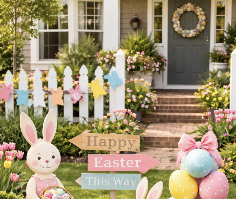 outdoor easter decorations