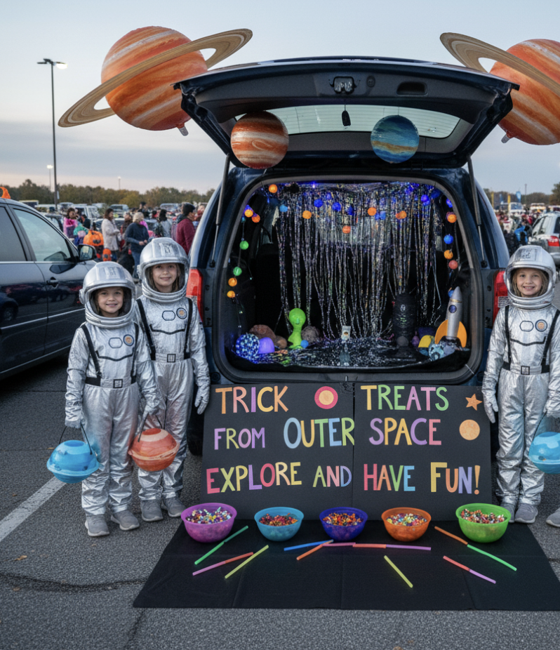 best trunk or treat kits, space themed